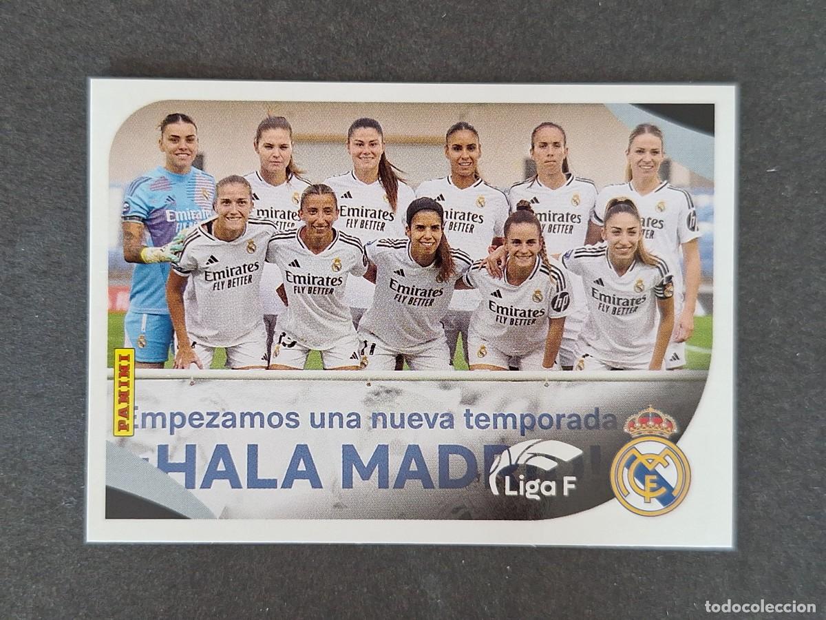 Cromos de f&uacute;tbol: L1 EQUIPO REAL MADRID C. F. 243 PANINI LIGA F 2024 2025 24 25 SIN PEGAR NUNCA PEGADO