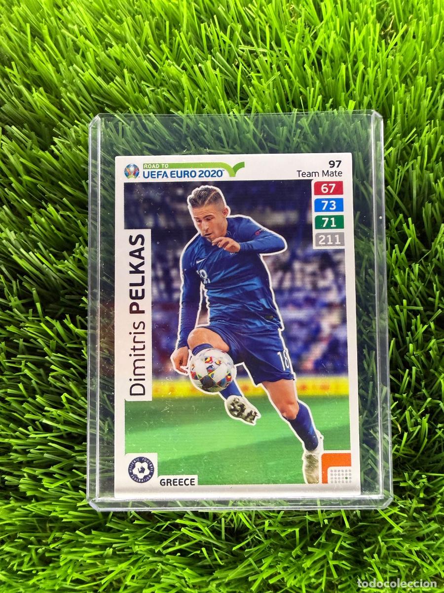 Cromos de f&uacute;tbol: N&ordm; 97 Dimitris Pelkas Grecia Adrenalyn XL Road to Euro 2020