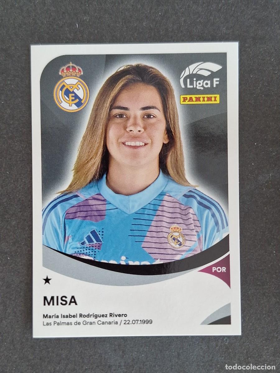 Cromos de f&uacute;tbol: L1 MISA REAL MADRID C. F. 244 PANINI LIGA F 2024 2025 24 25 SIN PEGAR NUNCA PEGADO