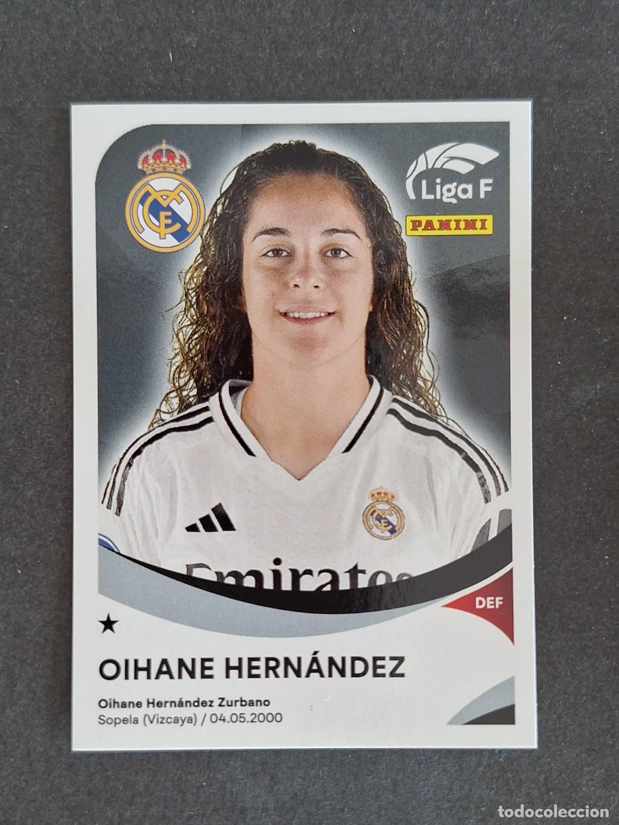 Cromos de f&uacute;tbol: L1 OIHANE FERNANDEZ REAL MADRID C. F. 246 PANINI LIGA F 2024 2025 24 25 SIN PEGAR NUNCA PEGADO
