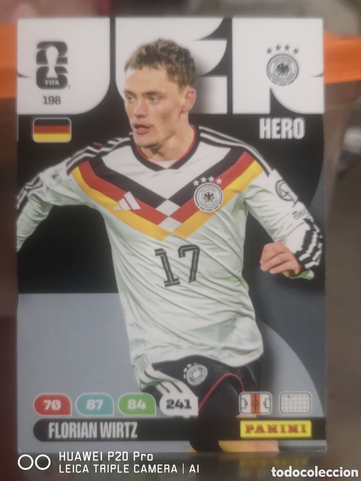 Cromos de f&uacute;tbol: 198 FLORIAN WIRTZ ADRENALYN FIFA WORLD CUP 2026 ALEMANIA