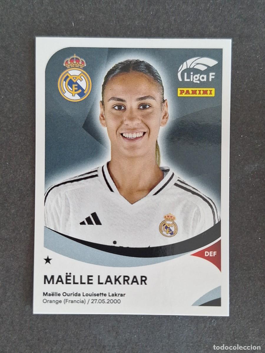 Cromos de f&uacute;tbol: L1 MA&Euml;LLE LAKRAR REAL MADRID C. F. 249 PANINI LIGA F 2024 2025 24 25 SIN PEGAR NUNCA PEGADO