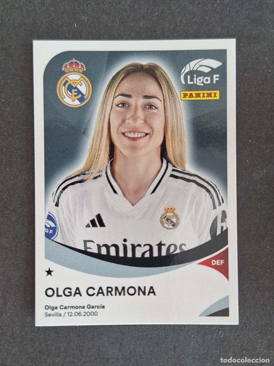 Cromos de f&uacute;tbol: L1 OLGA CARMONA REAL MADRID C. F. 251 PANINI LIGA F 2024 2025 24 25 SIN PEGAR NUNCA PEGADO