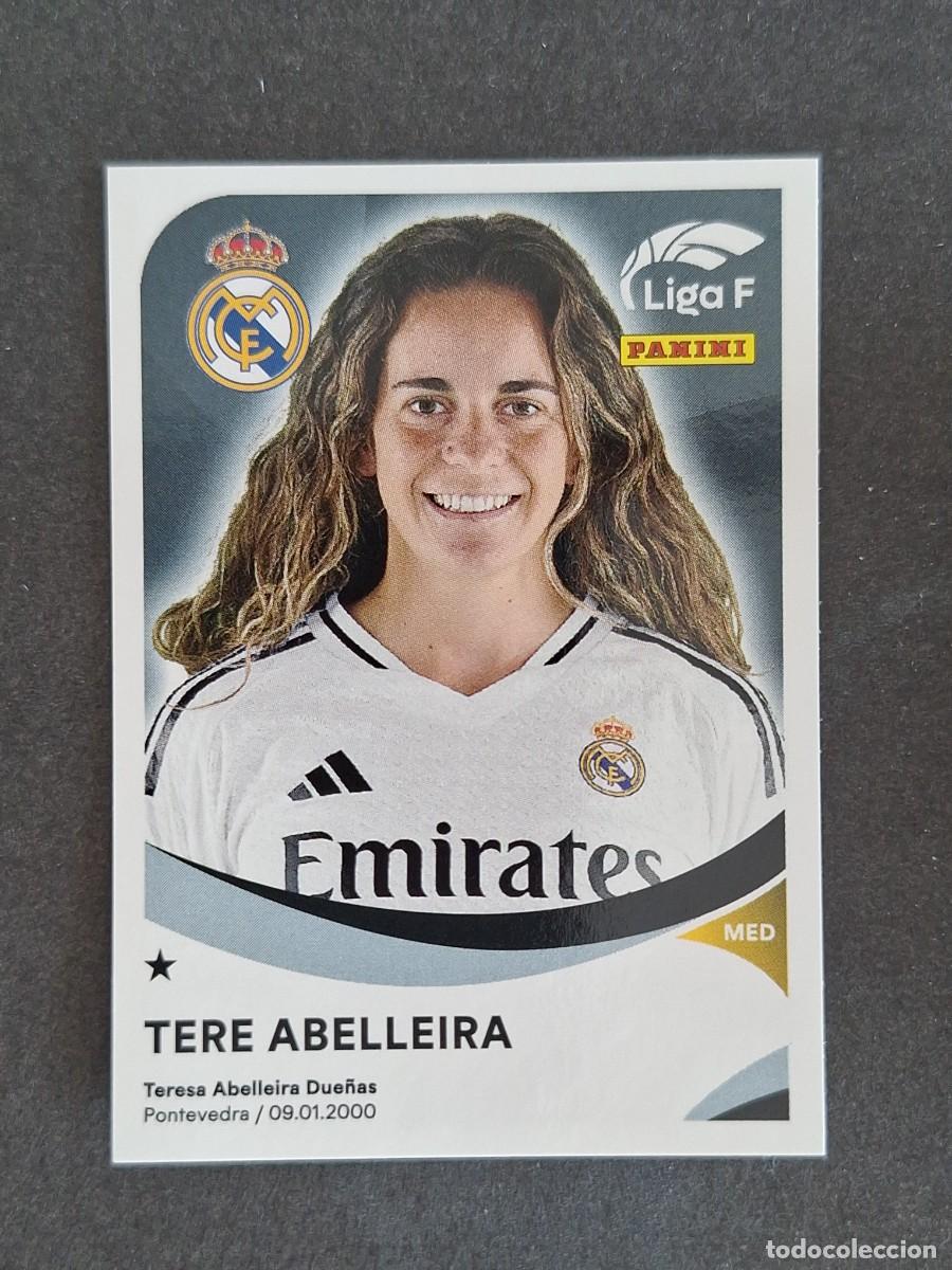Cromos de f&uacute;tbol: L1 TERE ABELLEIRA REAL MADRID C. F. 253 PANINI LIGA F 2024 2025 24 25 SIN PEGAR NUNCA PEGADO