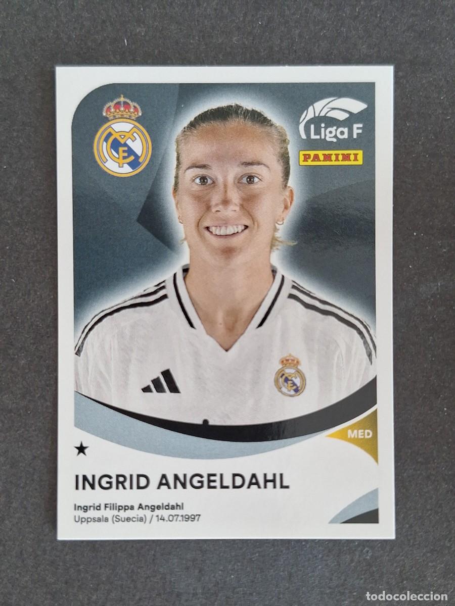 Cromos de f&uacute;tbol: L1 INGRID ANGELDAHL REAL MADRID C. F. 254A PANINI LIGA F 2024 2025 24 25 SIN PEGAR NUNCA PEGADO