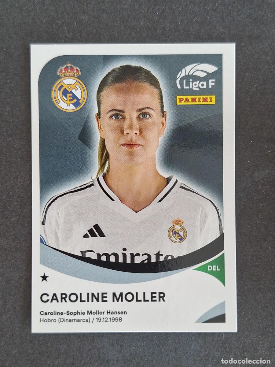 Cromos de f&uacute;tbol: L1 CAROLINE MOLLER REAL MADRID C. F. 259B PANINI LIGA F 2024 2025 24 25 SIN PEGAR NUNCA PEGADO
