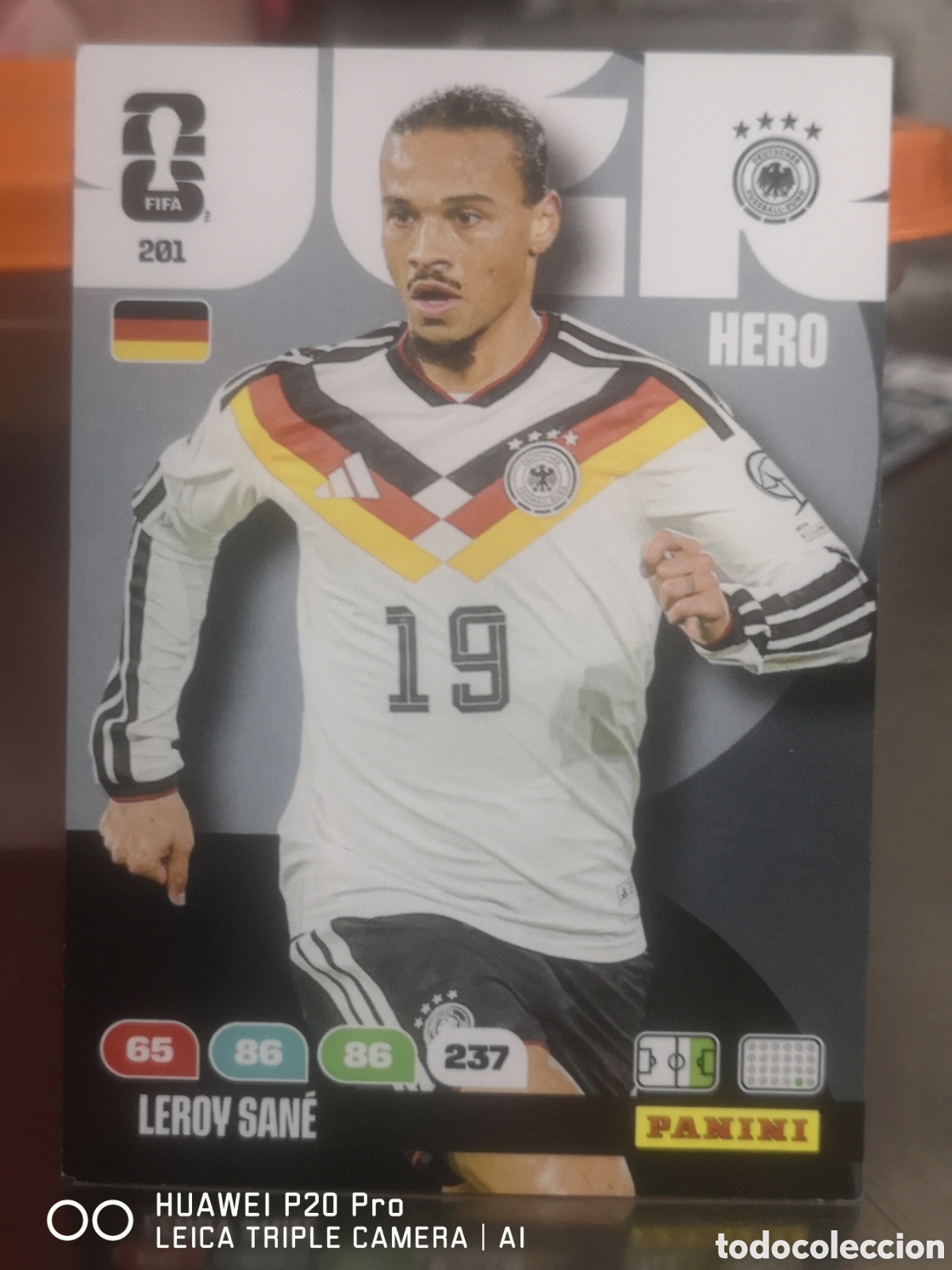 Cromos de f&uacute;tbol: 201 LEROY SANE ADRENALYN FIFA WORLD CUP 2026 ALEMANIA