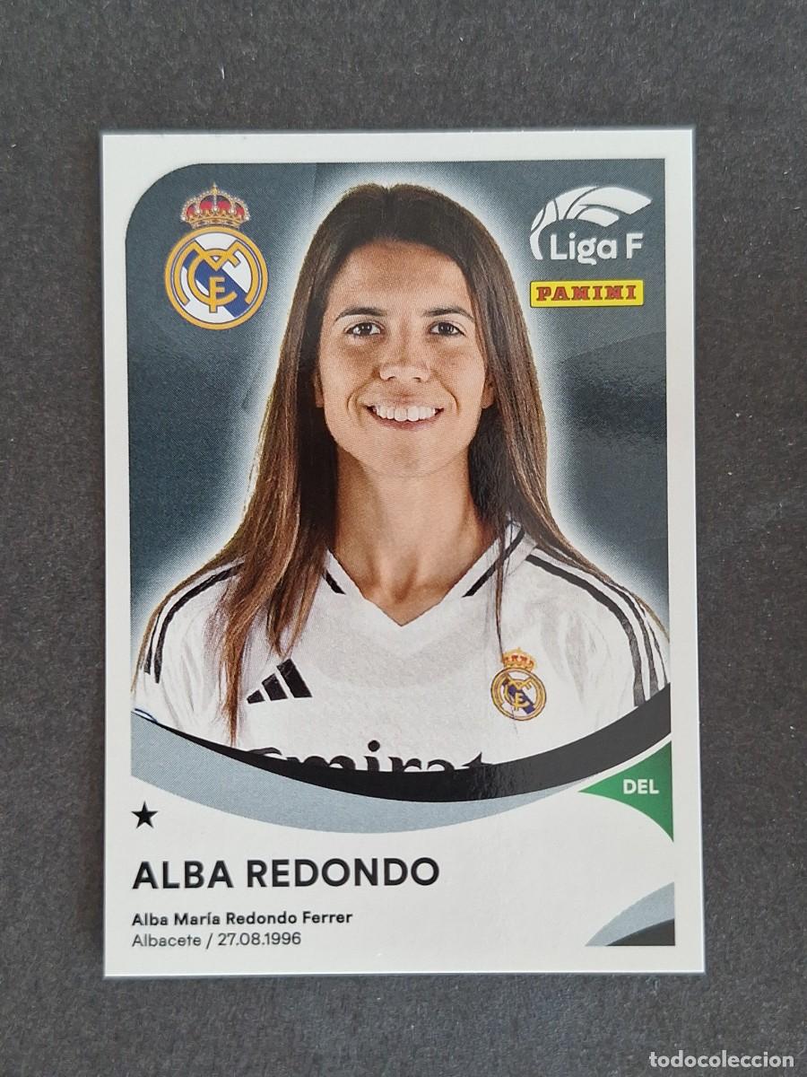 Cromos de f&uacute;tbol: L1 ALBA REDONDO REAL MADRID C. F. 260 PANINI LIGA F 2024 2025 24 25 SIN PEGAR NUNCA PEGADO
