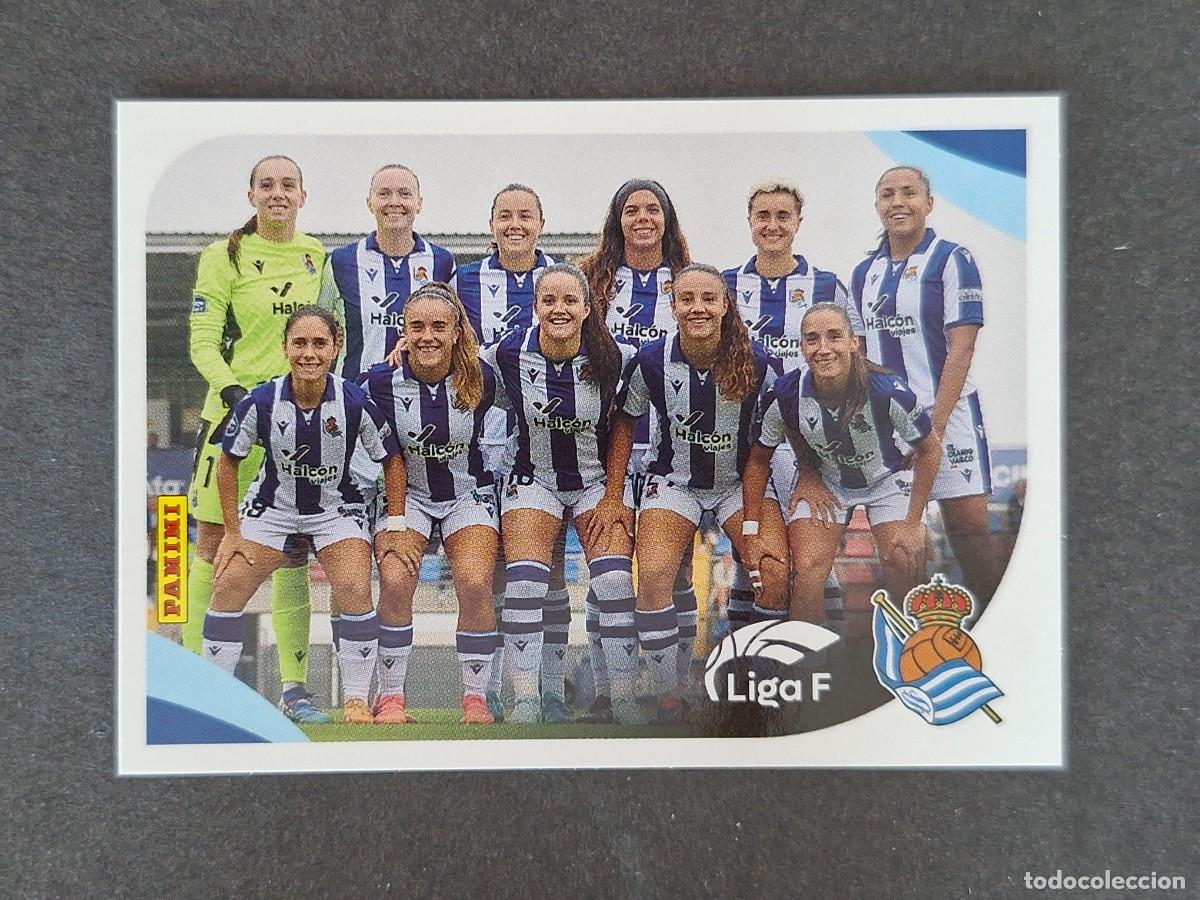 Cromos de f&uacute;tbol: L1 EQUIPO REAL SOCIEDAD 263 PANINI LIGA F 2024 2025 24 25 SIN PEGAR NUNCA PEGADO