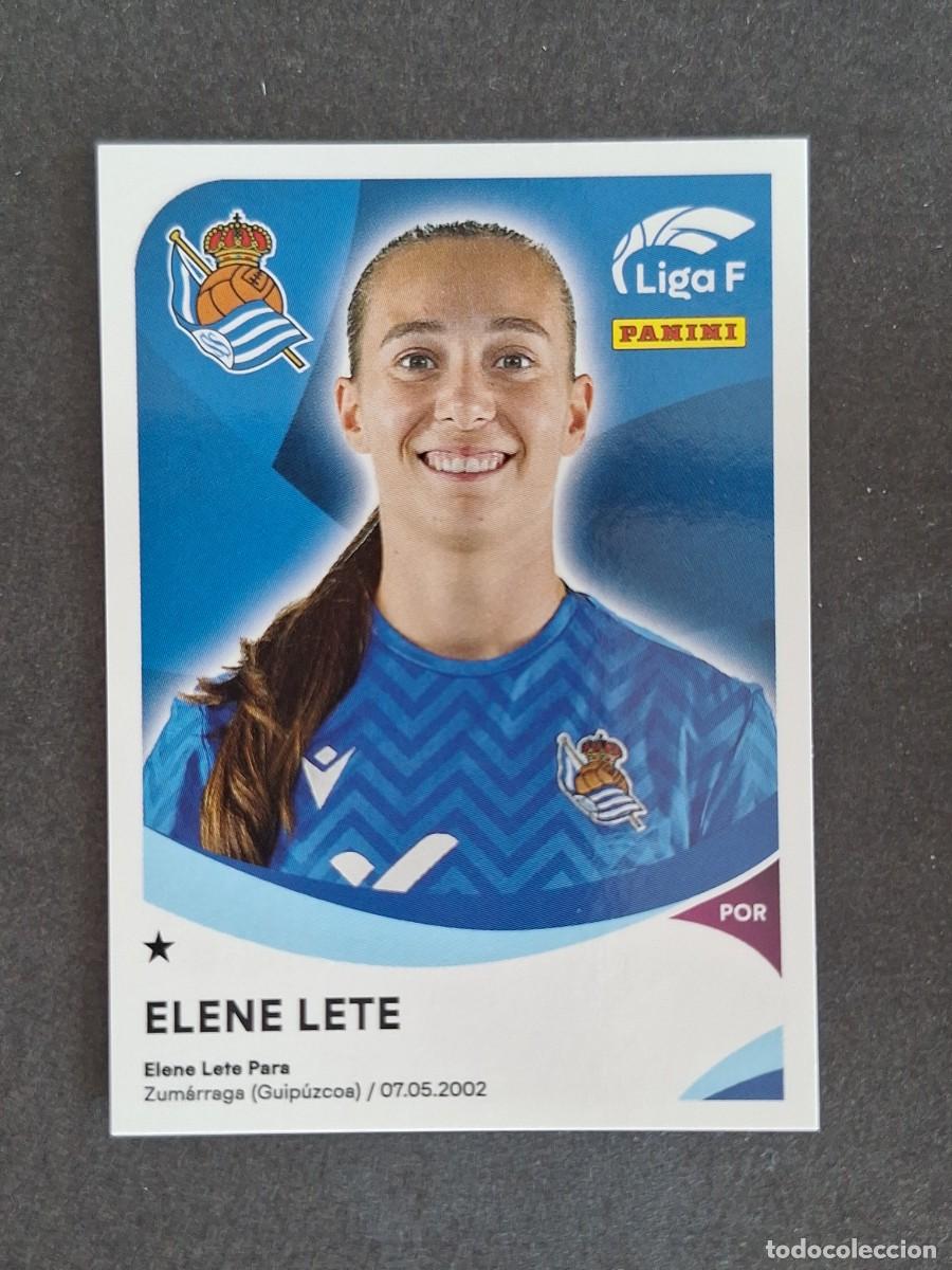 Cromos de f&uacute;tbol: L1 ELENE LETE REAL SOCIEDAD 264 PANINI LIGA F 2024 2025 24 25 SIN PEGAR NUNCA PEGADO