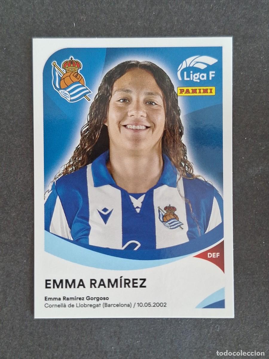 Cromos de f&uacute;tbol: L1 EMMA RAMIREZ REAL SOCIEDAD 266 PANINI LIGA F 2024 2025 24 25 SIN PEGAR NUNCA PEGADO