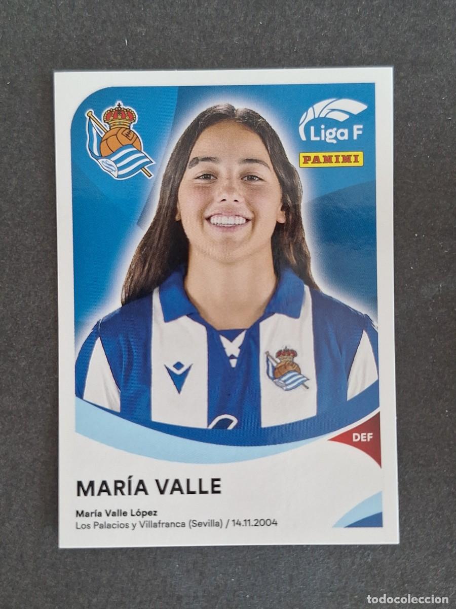 Cromos de f&uacute;tbol: L1 MARIA VALLE REAL SOCIEDAD 268B PANINI LIGA F 2024 2025 24 25 SIN PEGAR NUNCA PEGADO