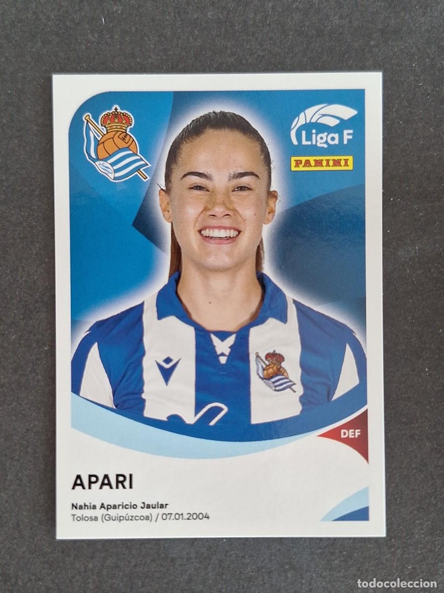 Cromos de f&uacute;tbol: L1 APARI REAL SOCIEDAD 269 PANINI LIGA F 2024 2025 24 25 SIN PEGAR NUNCA PEGADO