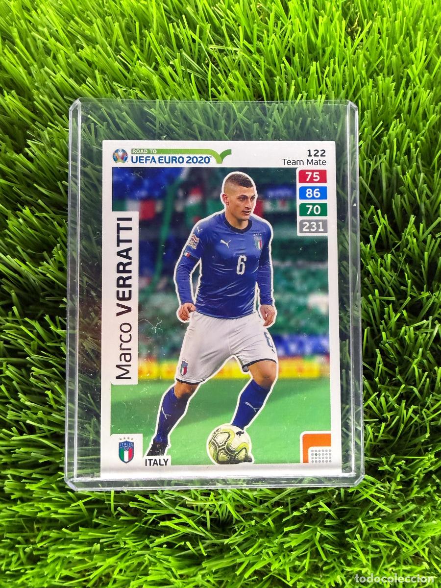 Cromos de f&uacute;tbol: N&ordm; 122 Marco Verratti Italia Adrenalyn XL Road to Euro 2020