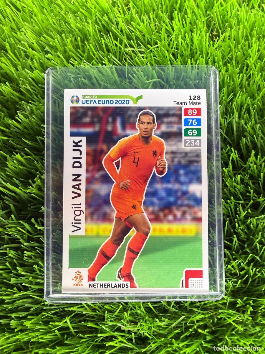 Cromos de f&uacute;tbol: N&ordm; 128 Virgil Van Dijk Pa&iacute;ses Bajos Adrenalyn XL Road to Euro 2020