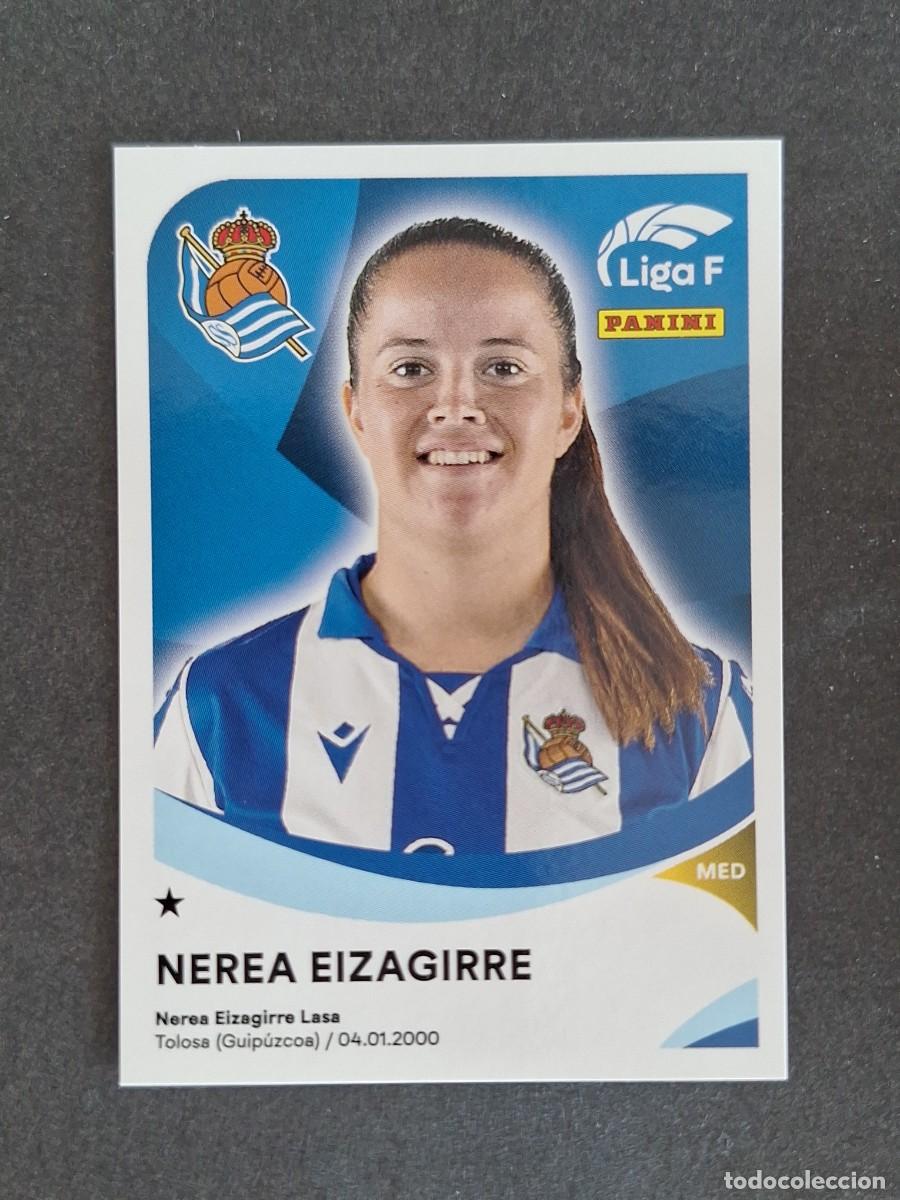Cromos de f&uacute;tbol: L1 NEREA EIZAGIRRE REAL SOCIEDAD 276 PANINI LIGA F 2024 2025 24 25 SIN PEGAR NUNCA PEGADO