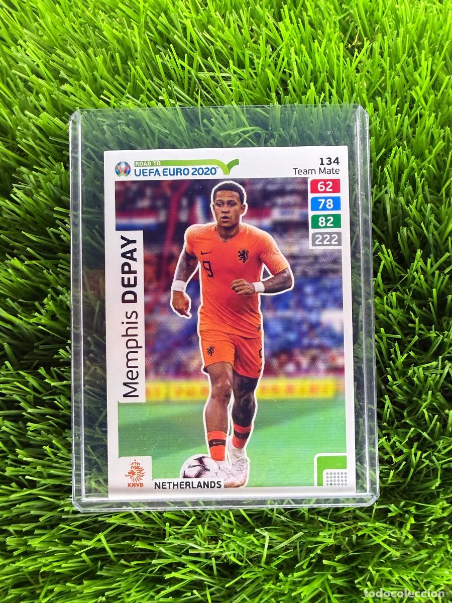 Cromos de f&uacute;tbol: N&ordm; 134 Memphis Depay Pa&iacute;ses Bajos Adrenalyn XL Road to Euro 2020