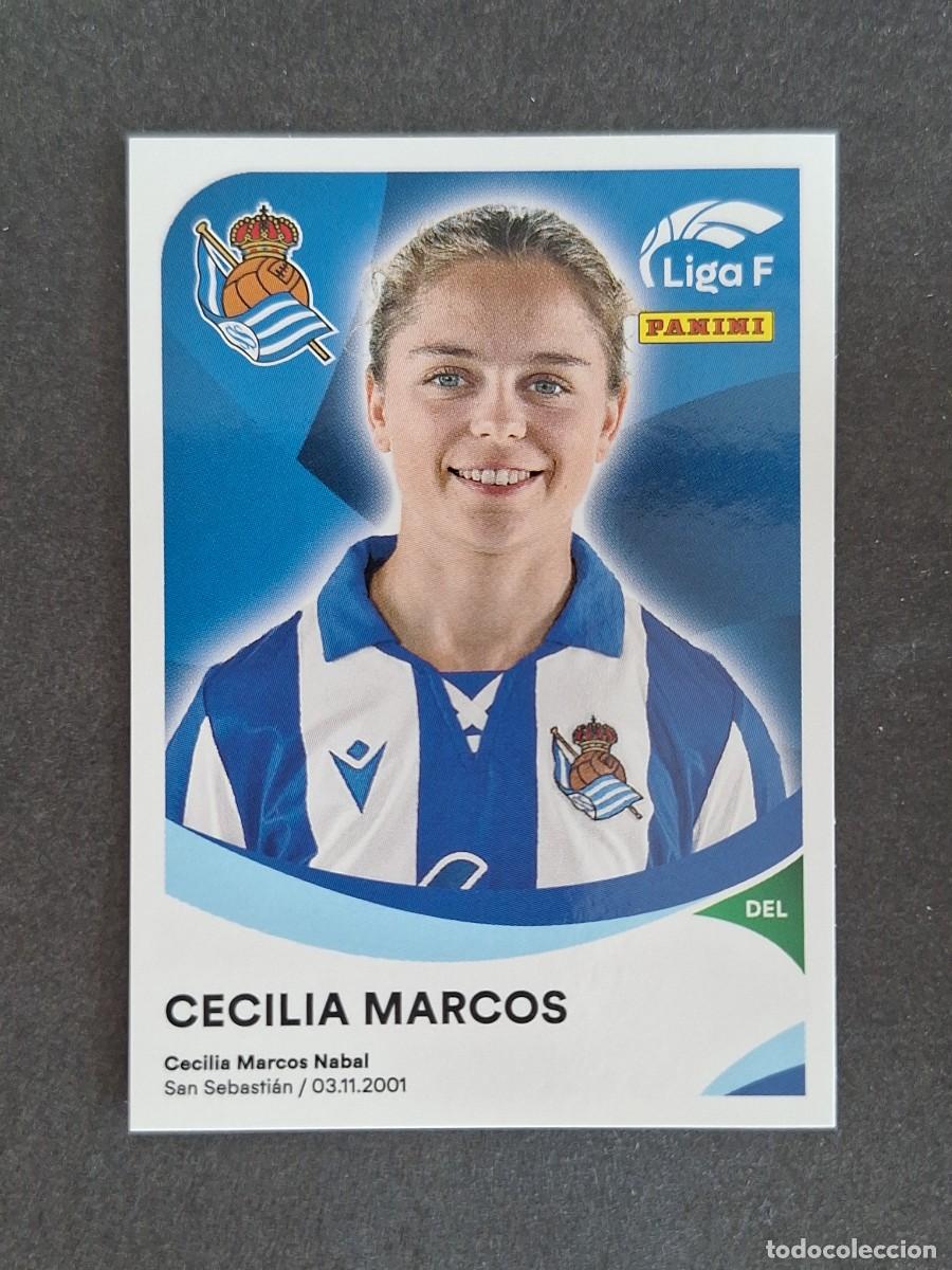 Cromos de f&uacute;tbol: L1 CECILIA MARCOS REAL SOCIEDAD 278B PANINI LIGA F 2024 2025 24 25 SIN PEGAR NUNCA PEGADO
