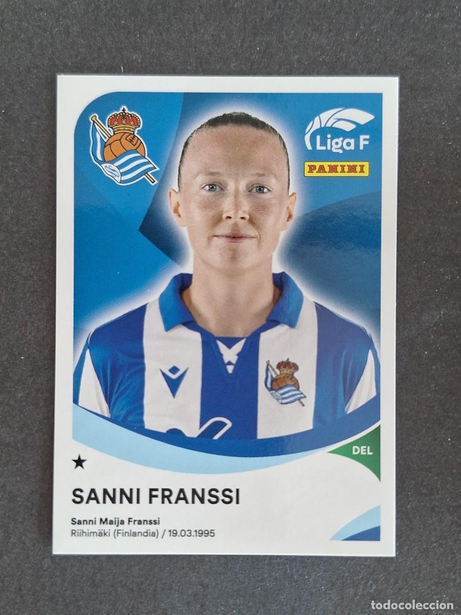 Cromos de f&uacute;tbol: L1 SANNI FRANSSI REAL SOCIEDAD 279 PANINI LIGA F 2024 2025 24 25 SIN PEGAR NUNCA PEGADO