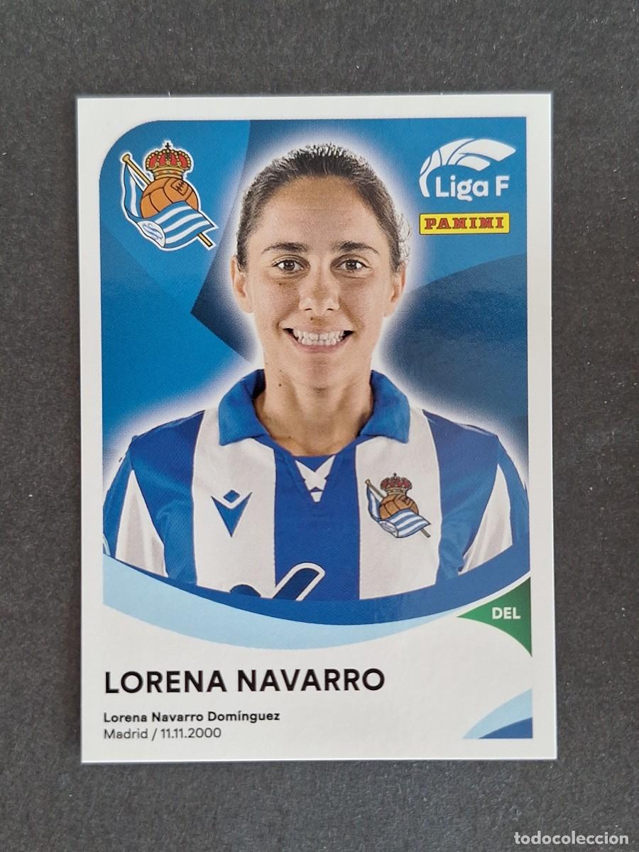 Cromos de f&uacute;tbol: L1 LORENA NAVARRO REAL SOCIEDAD 281 PANINI LIGA F 2024 2025 24 25 SIN PEGAR NUNCA PEGADO