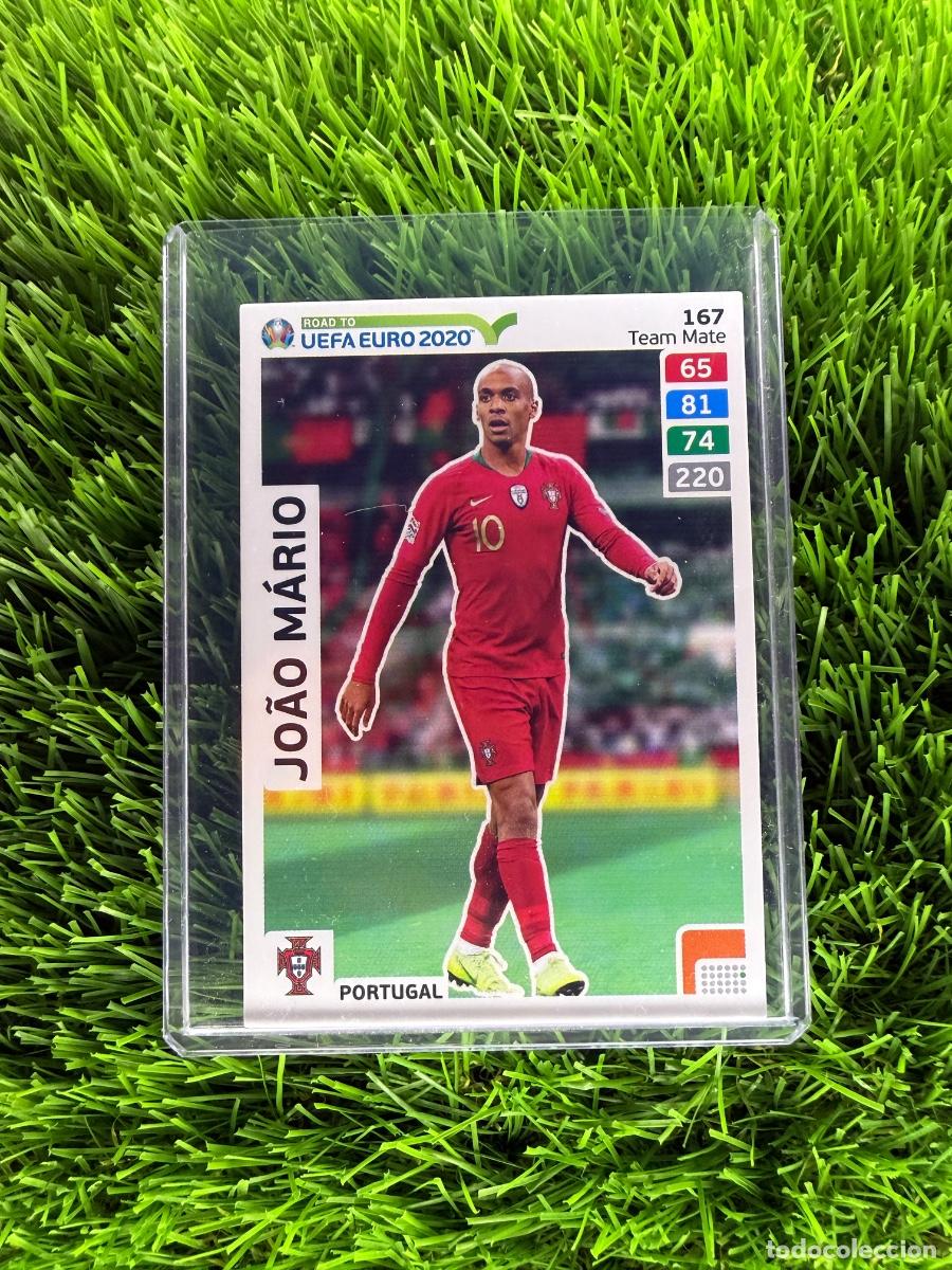 Cromos de f&uacute;tbol: N&ordm; 167 Joao Mario Portugal Adrenalyn XL Road to Euro 2020