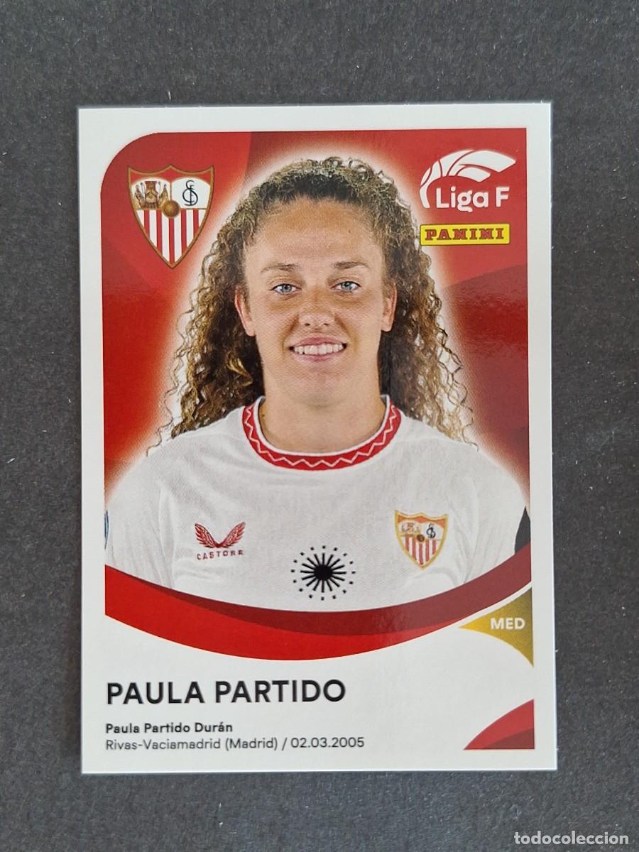 Cromos de f&uacute;tbol: L1 PAULA PARTIDO SEVILLA F. C. 296 PANINI LIGA F 2024 2025 24 25 SIN PEGAR NUNCA PEGADO