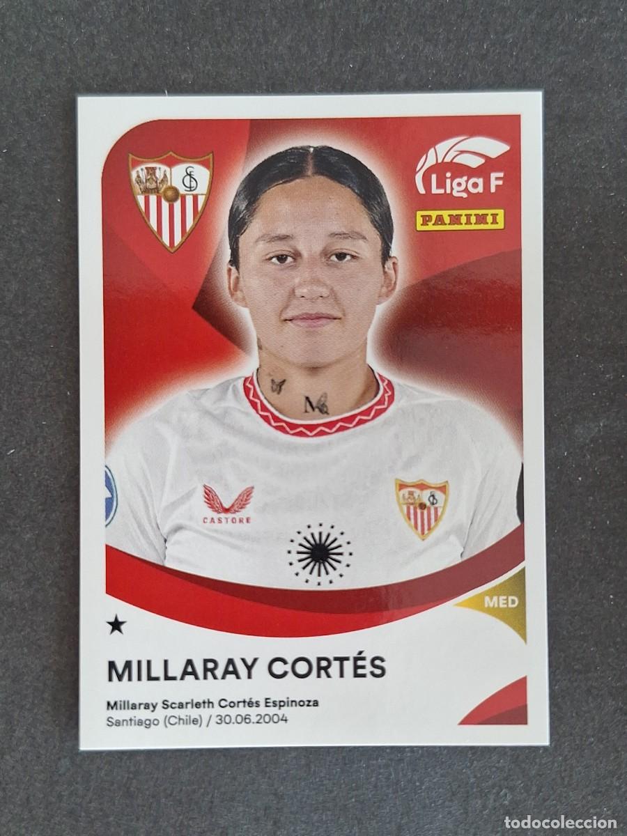 Cromos de f&uacute;tbol: L1 MILLARAY CORTES SEVILLA F. C. 297 PANINI LIGA F 2024 2025 24 25 SIN PEGAR NUNCA PEGADO