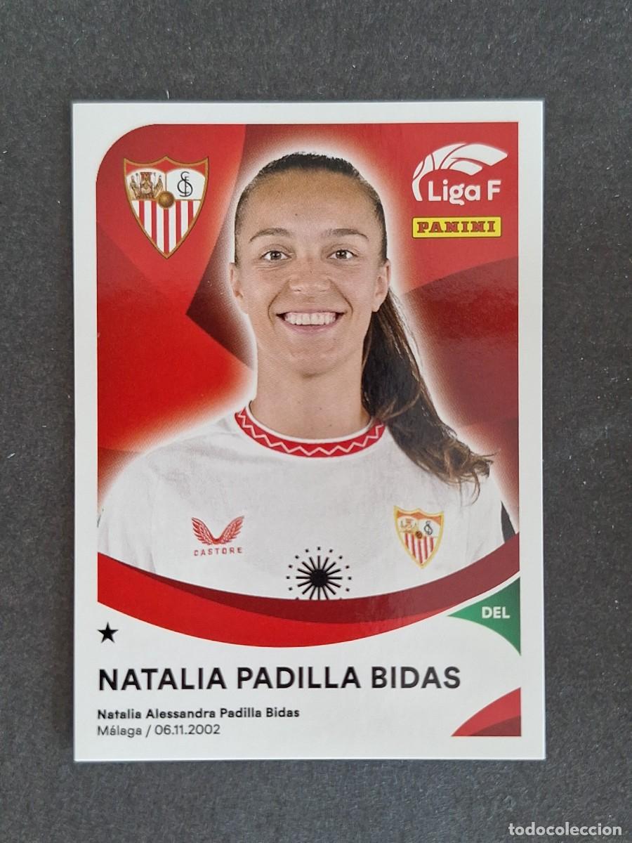 Cromos de f&uacute;tbol: L1 NATALIA PADILLA BIDAS SEVILLA F. C. 298 PANINI LIGA F 2024 2025 24 25 SIN PEGAR NUNCA PEGADO
