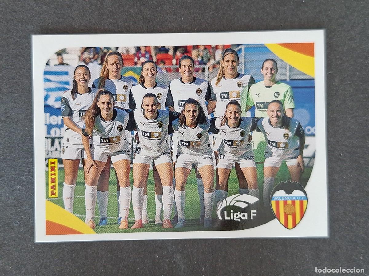 Cromos de f&uacute;tbol: L1 EQUIPO VALENCIA C. F. FEMENINO 303 PANINI LIGA F 2024 2025 24 25 SIN PEGAR NUNCA PEGADO