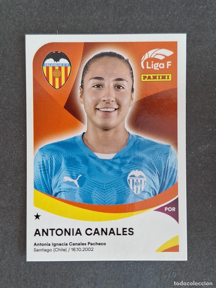 Cromos de f&uacute;tbol: L1 ANTONIA CANALES VALENCIA C. F. FEMENINO 305 PANINI LIGA F 2024 2025 24 25 SIN PEGAR NUNCA PEGADO