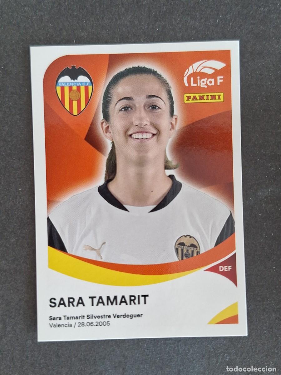 Cromos de f&uacute;tbol: L1 SARA TAMARIT VALENCIA C. F. FEMENINO 307 PANINI LIGA F 2024 2025 24 25 SIN PEGAR NUNCA PEGADO