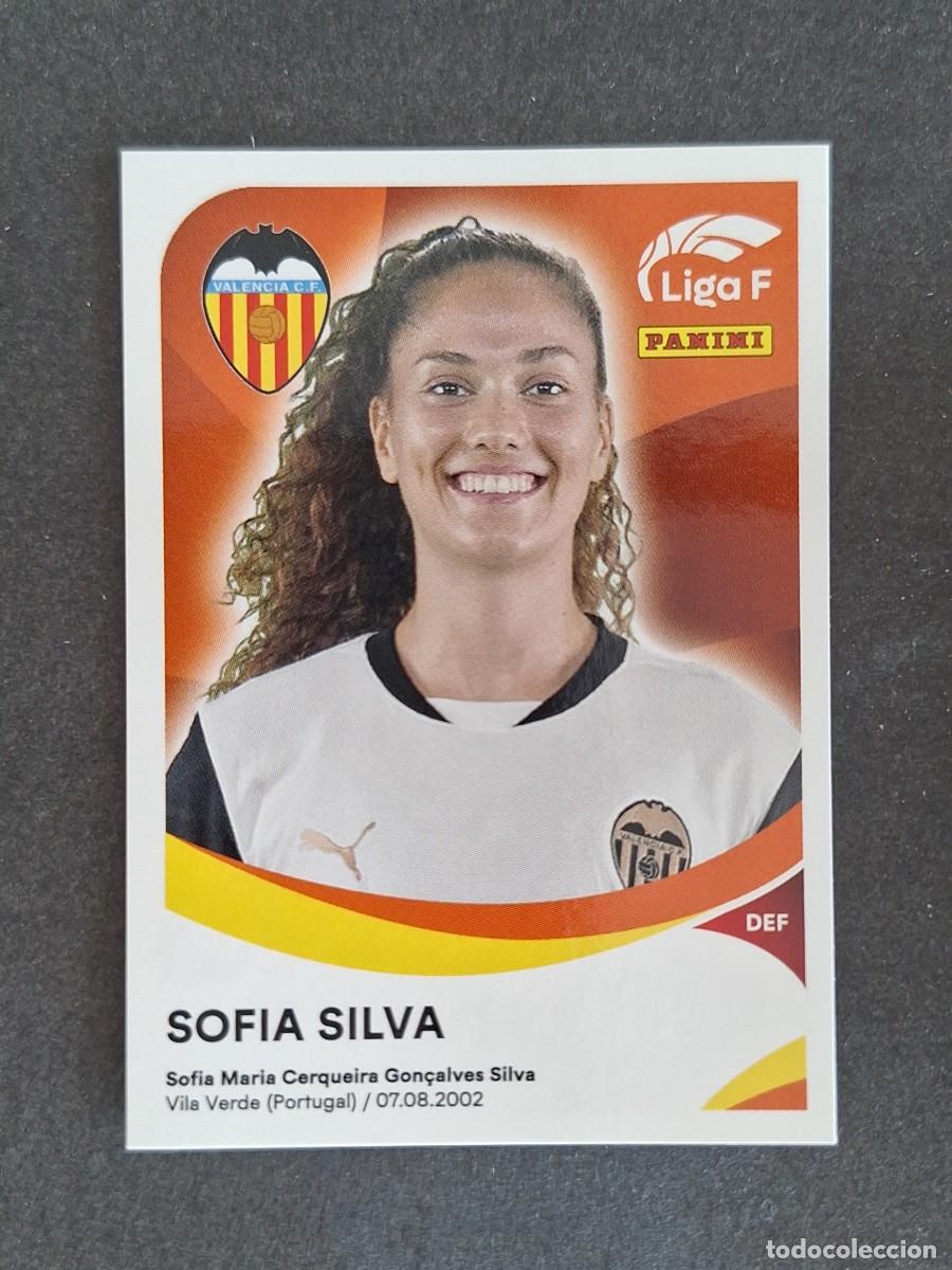 Cromos de f&uacute;tbol: L1 SOFIA SILVA VALENCIA C. F. FEMENINO 309 PANINI LIGA F 2024 2025 24 25 SIN PEGAR NUNCA PEGADO