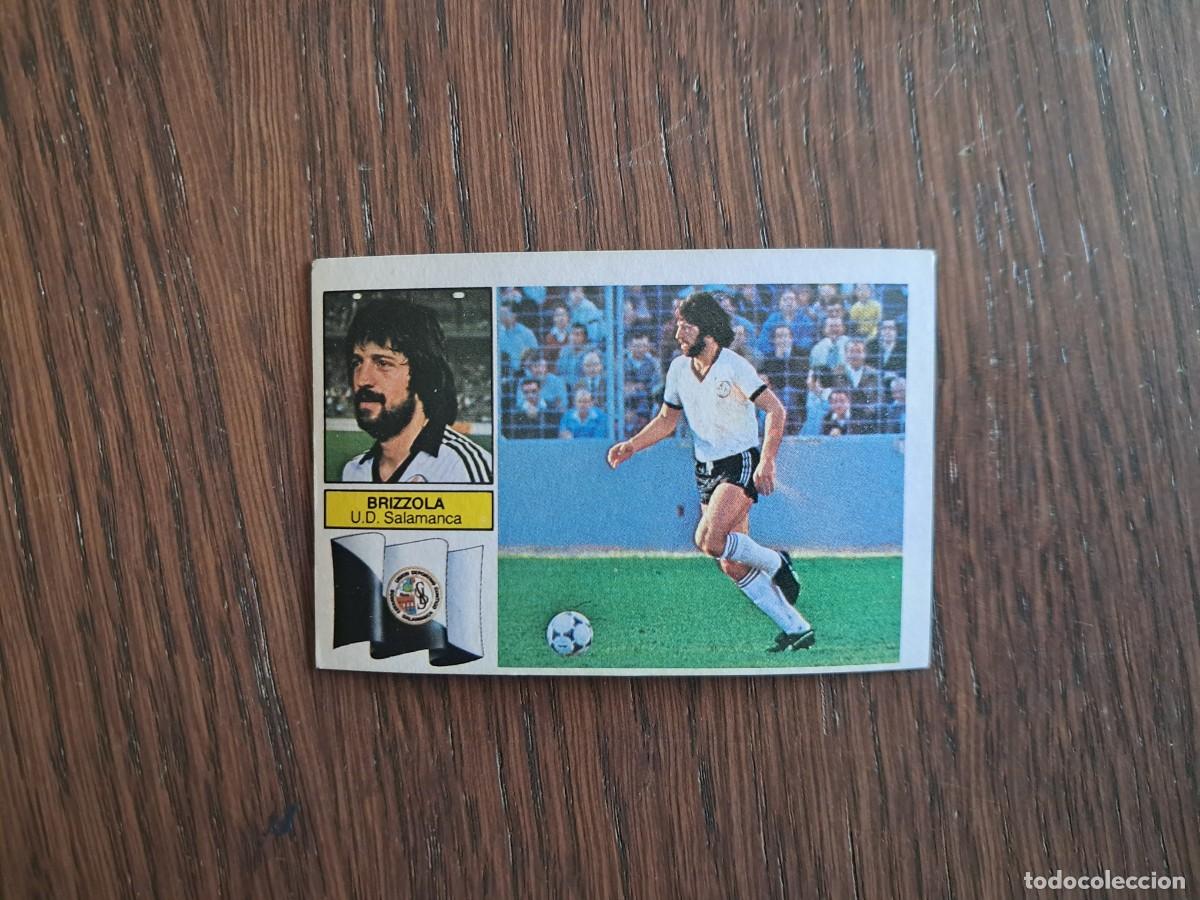 Cromos de f&uacute;tbol: cromo de futbol, ediciones Este, liga 82-83, Brizzola, U.D. Salamanca, sin pegar.