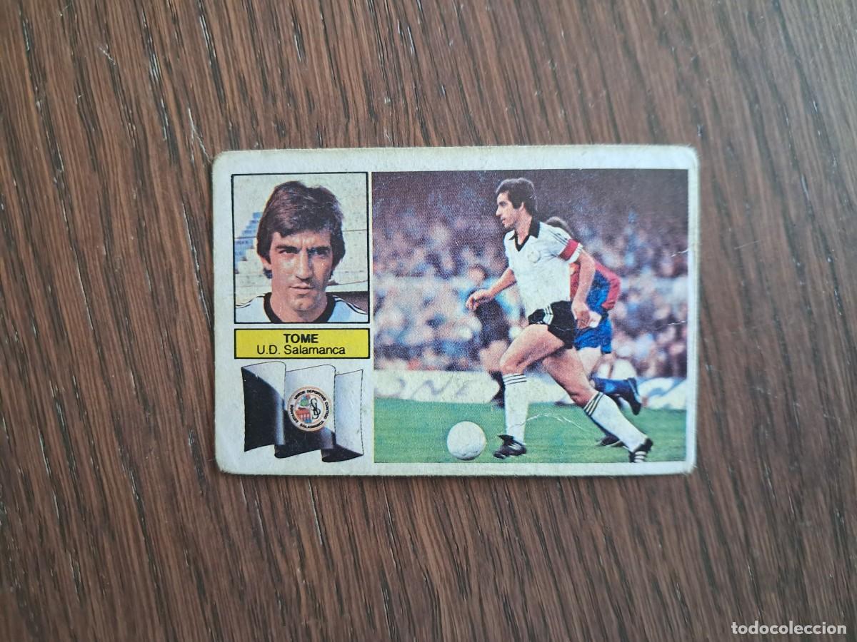 Cromos de f&uacute;tbol: cromo de futbol, ediciones Este, liga 82-83, Tome, U.D. Salamanca, sin pegar.