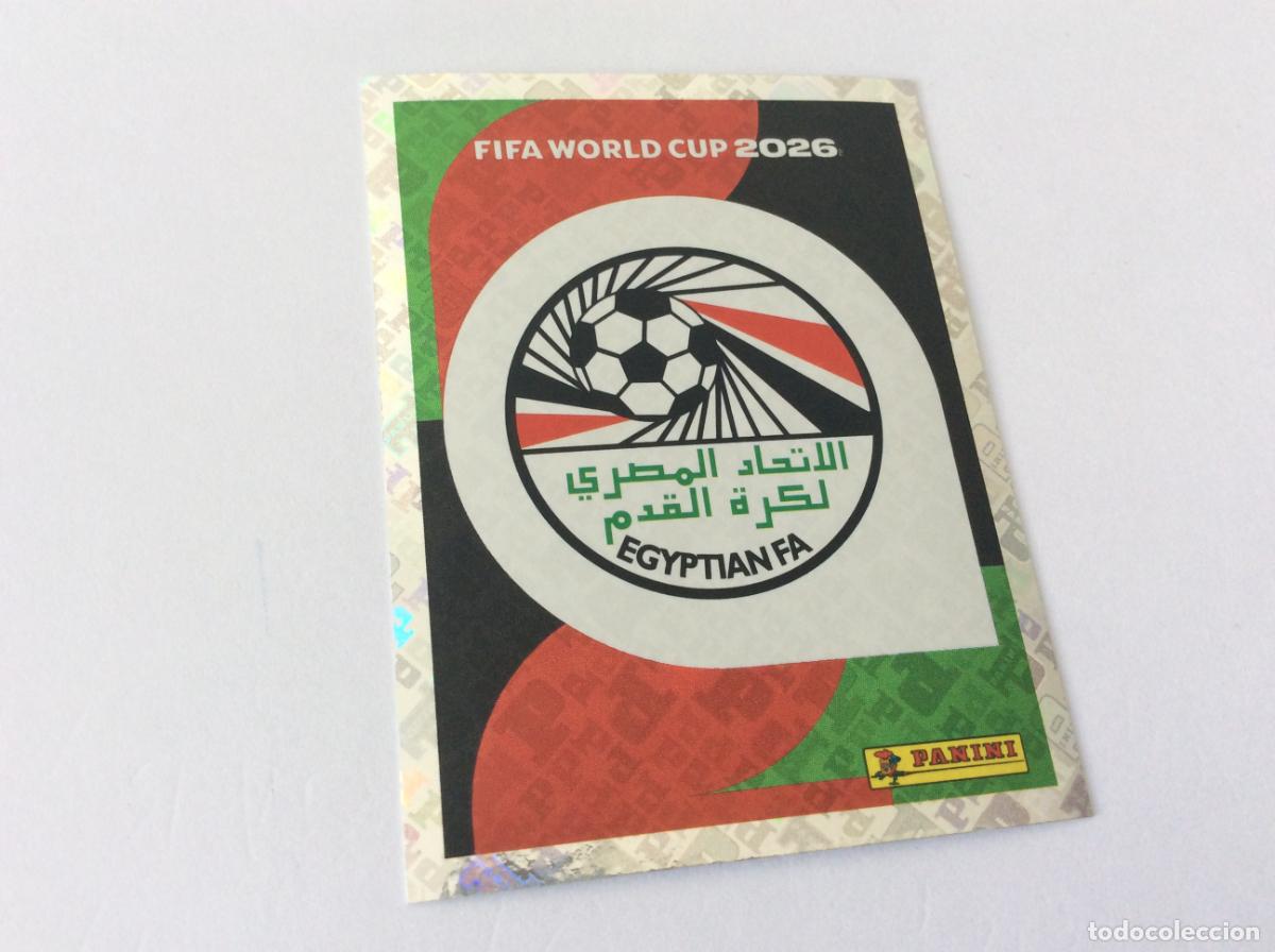 Cromos de f&uacute;tbol: EGY 1 EGY 1 Escudo Egipto Sticker Cromo FIFA World Cup 2026 26 Panini Mundial