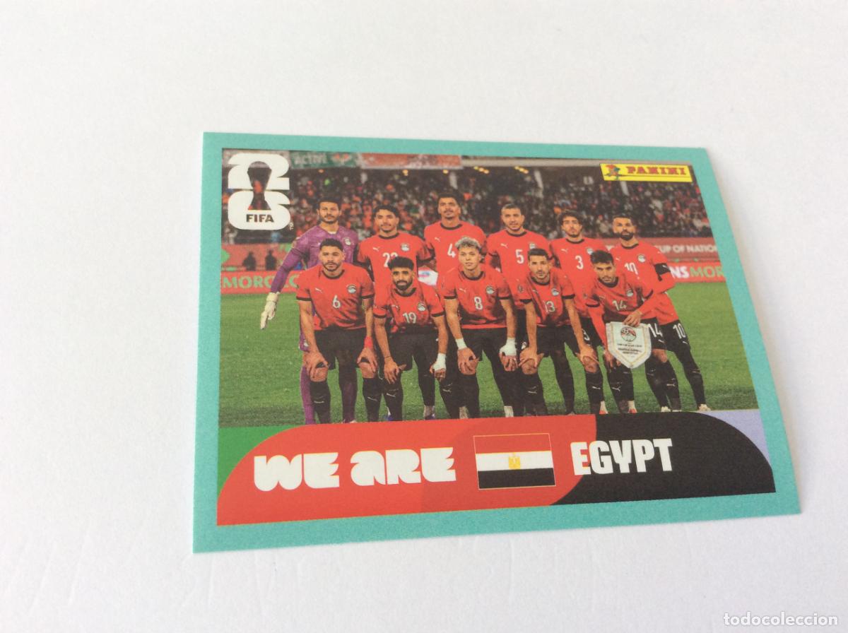 Cromos de f&uacute;tbol: EGY13 EGY 13 Equipo Egipto Sticker Cromo FIFA World Cup 2026 26 Panini Mundial