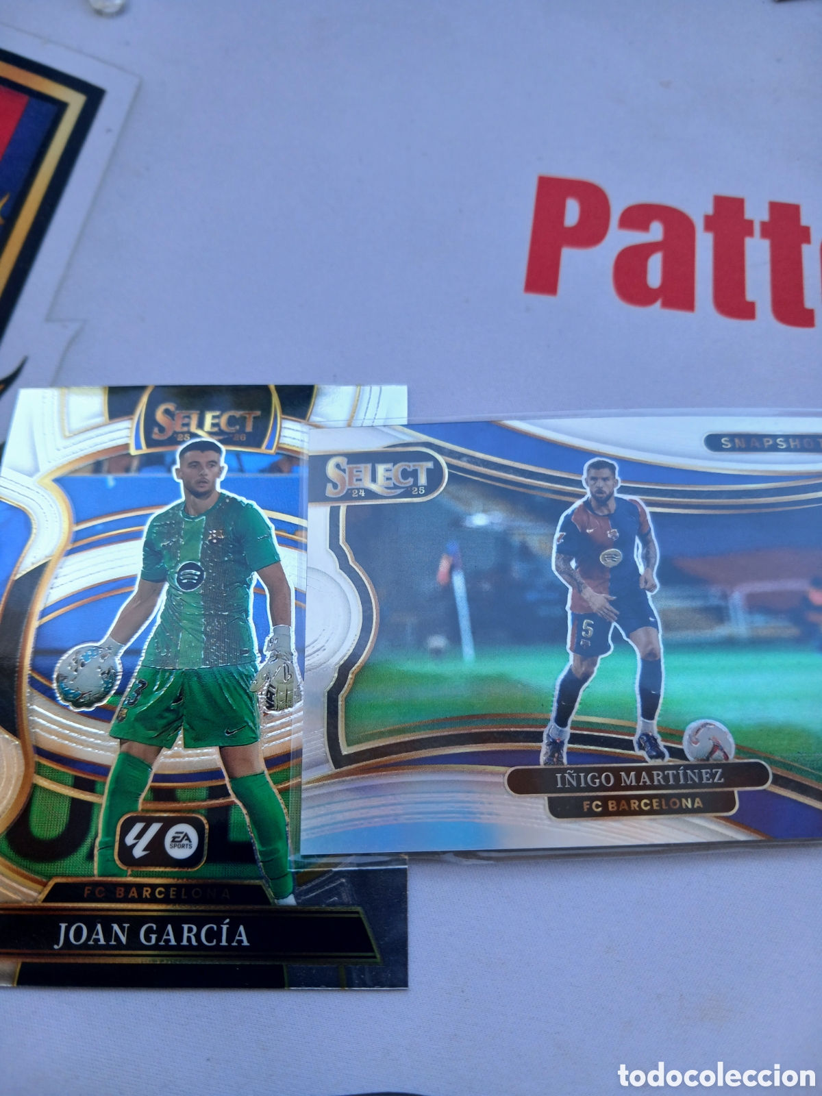 Figurine di Calcio: Juan garcia I&ntilde;igo Mart&iacute;nez fc barcelona panini select la liga