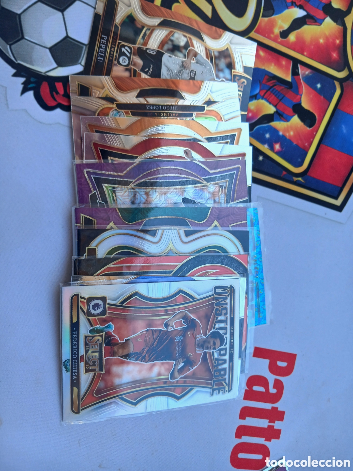 Figurine di Calcio: Lote panini select varios equipos europeos