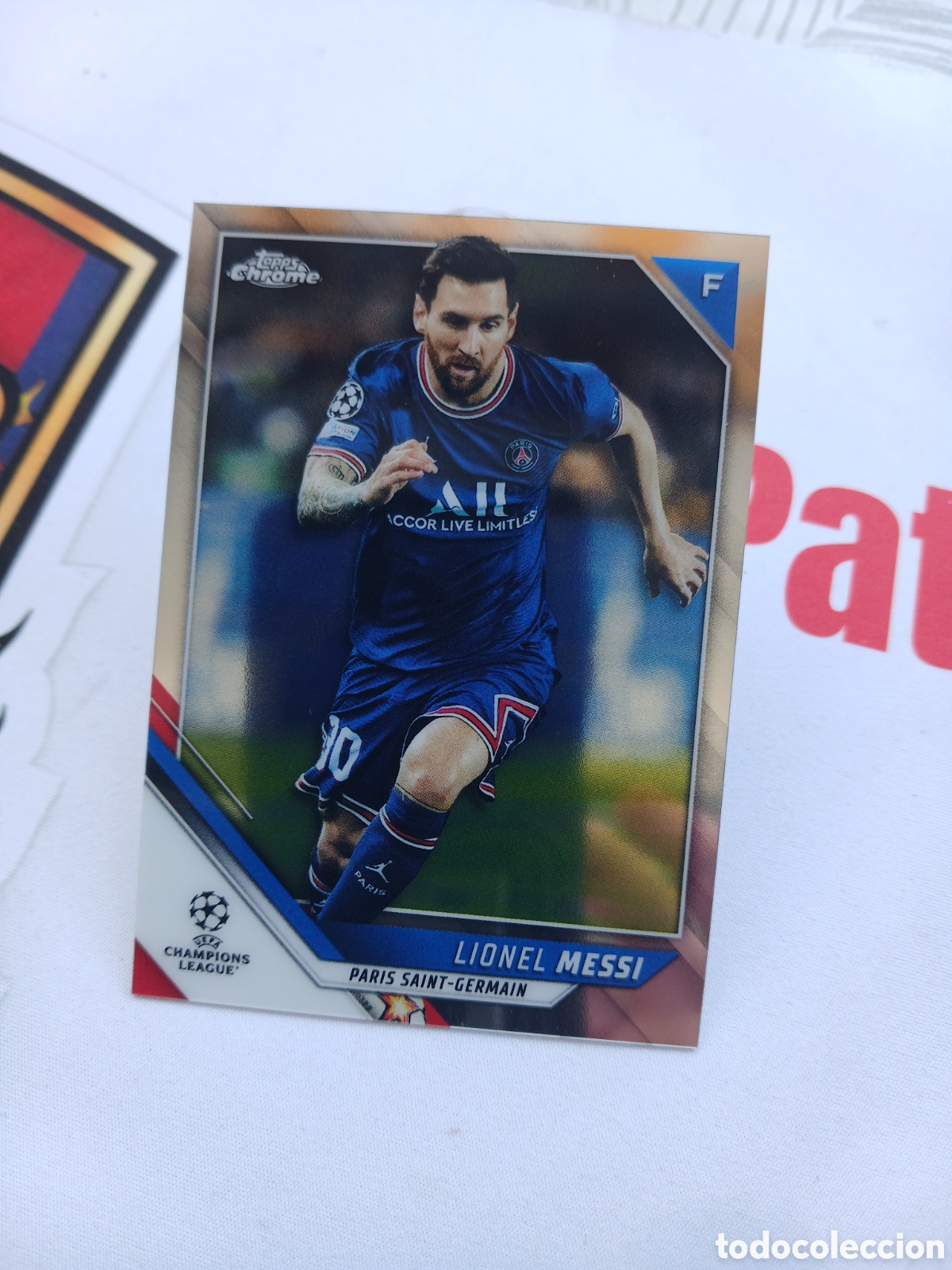 Figurine di Calcio: Messi topps chrome Par&iacute;s psg