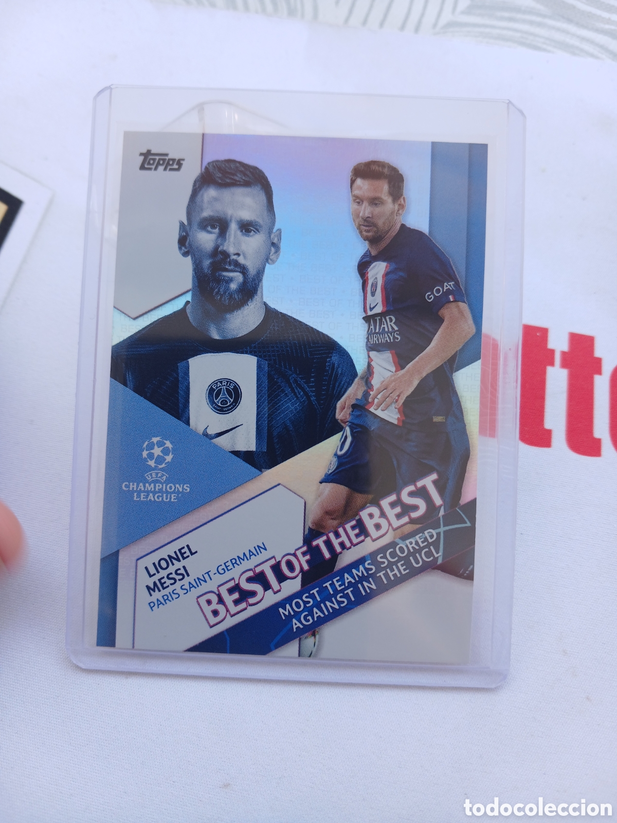 Figurine di Calcio: Messi psg Par&iacute;s topps best of the best