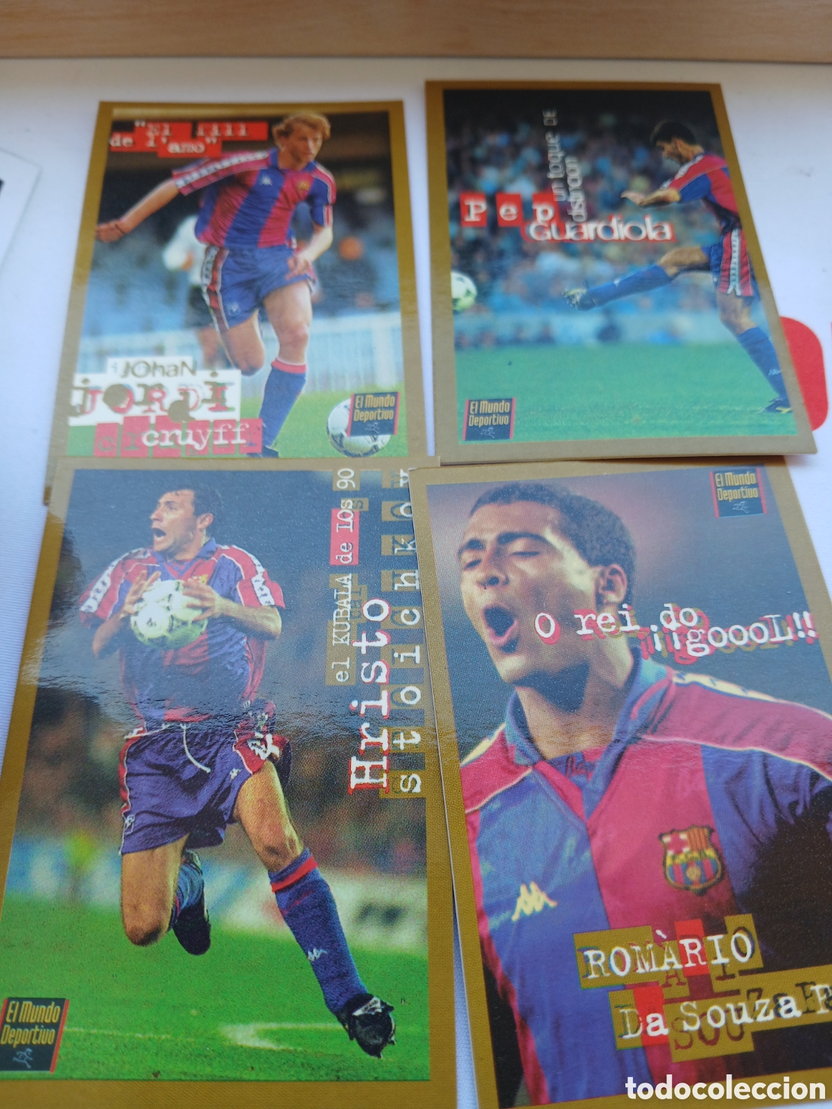 Cromos de Futebol: Lote 4 cartas MD fc barcelona Bar&ccedil;a