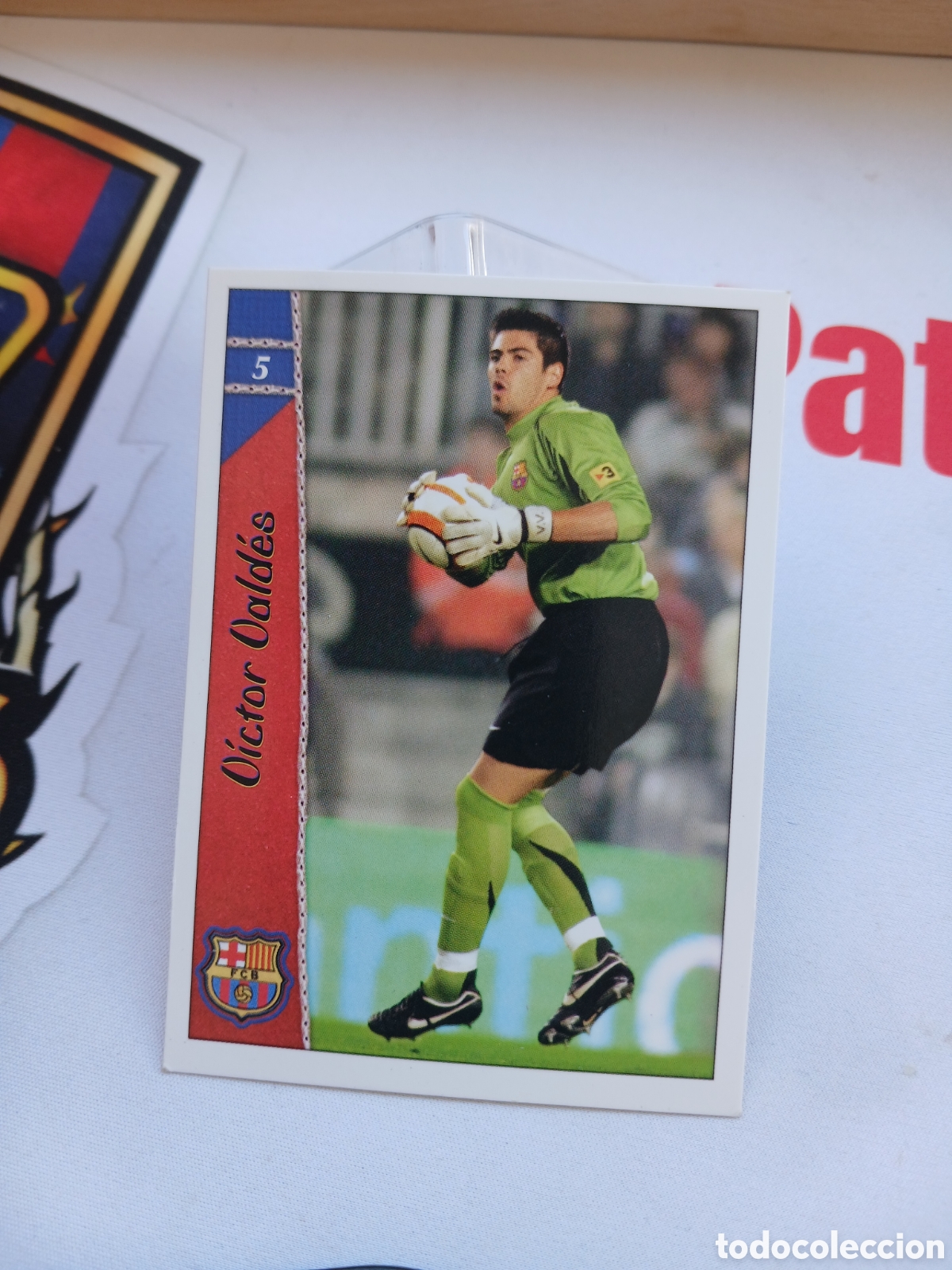Cromos de Futebol: Victor Vald&eacute;s fc barcelona Bar&ccedil;a mundicromo 2007