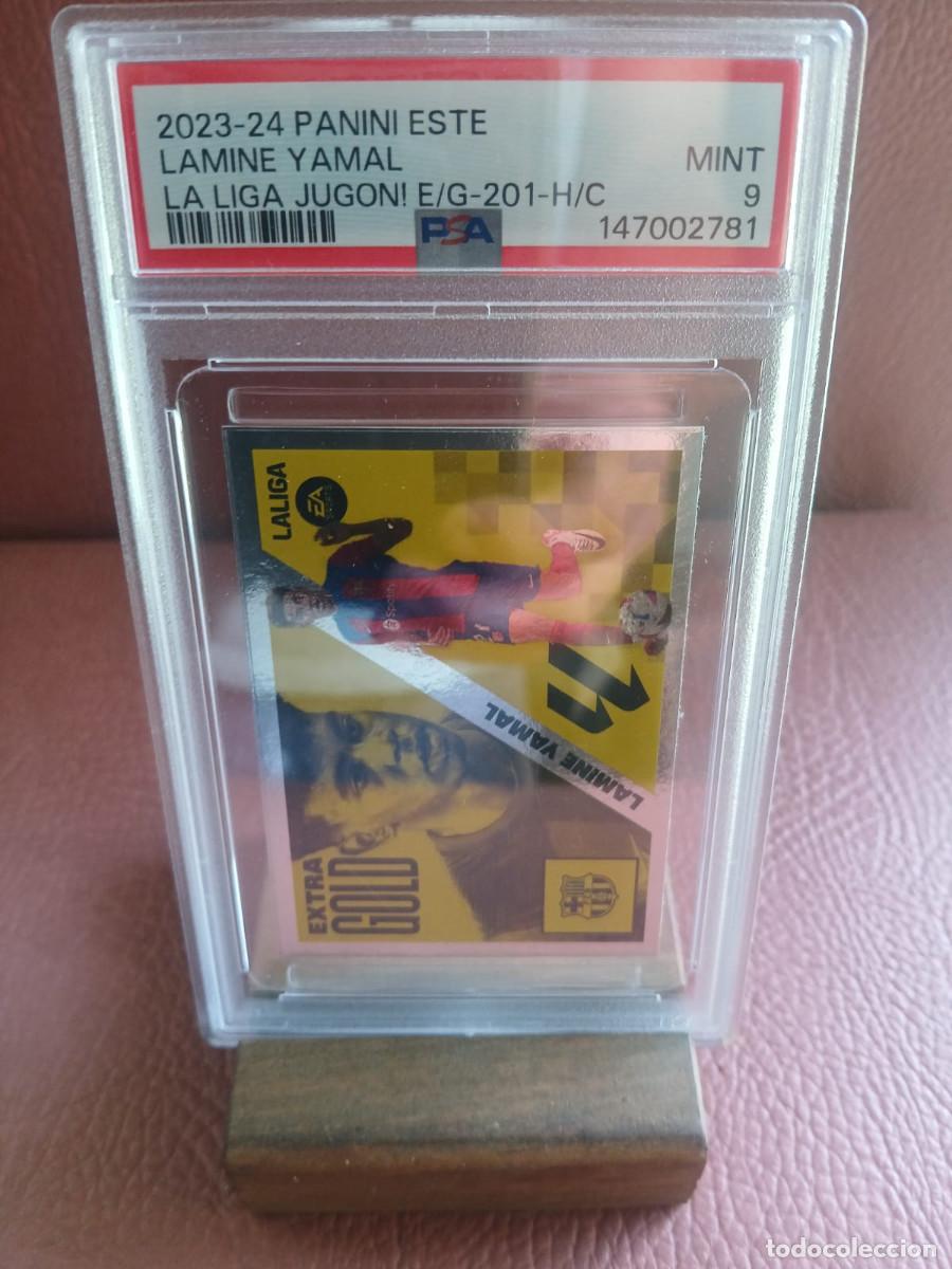 Cromos de f&uacute;tbol: 23-24 ED ESTE LAMINE YAMAL JUGON E/G- 201-H/C PSA9