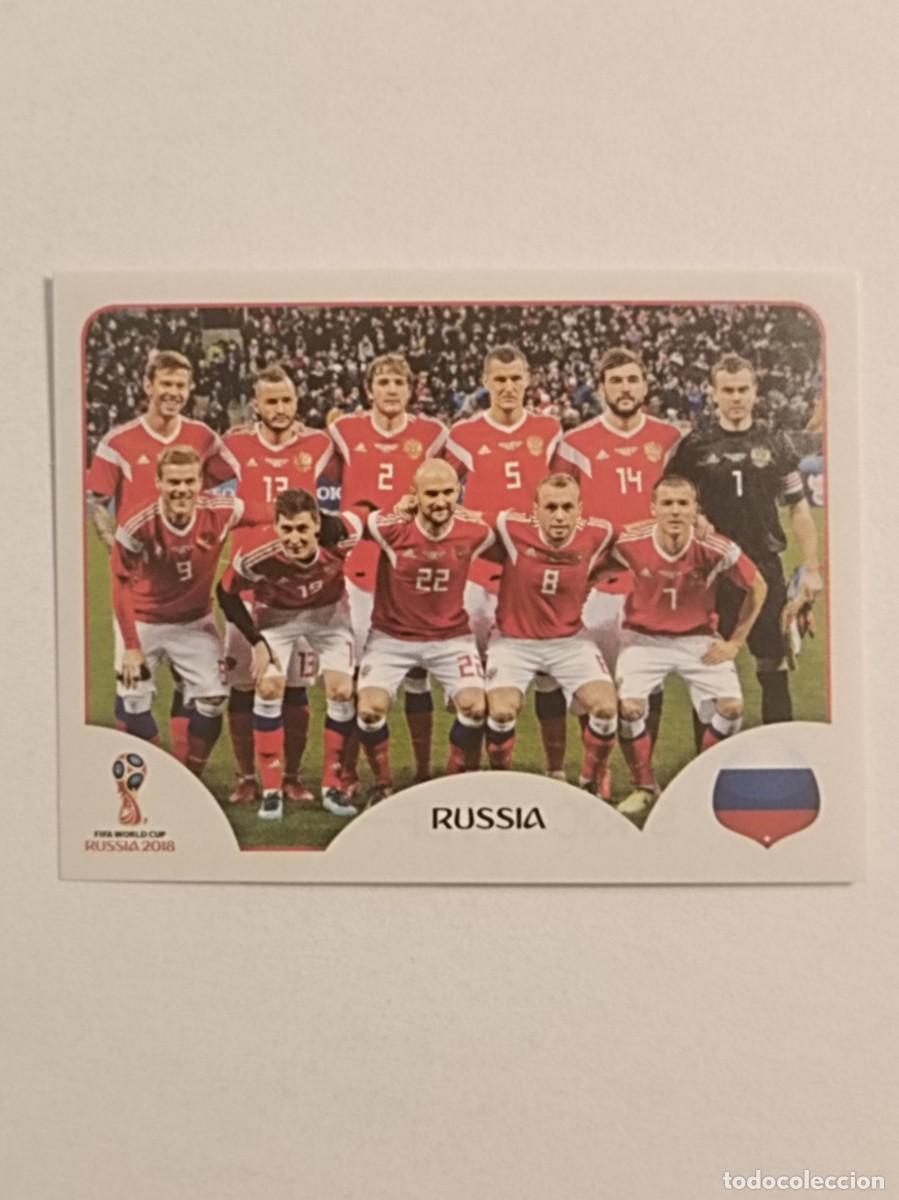 Cromos de f&uacute;tbol: #21 ALINEACION (RUSIA) MUNDIAL RUSIA 2018 PANINI VERSION ROSA