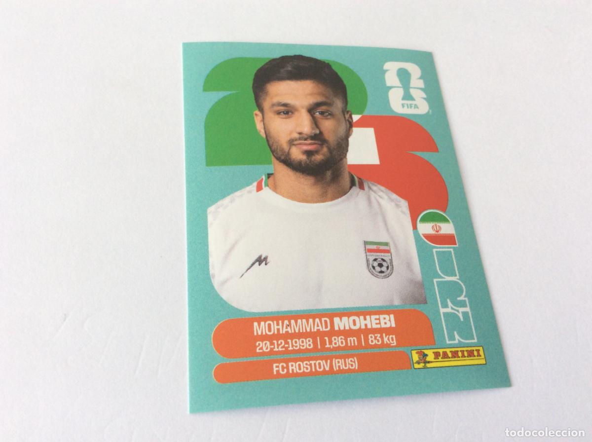 Cromos de f&uacute;tbol: IRN16 IRN 16 Mohammad Mohebi Ir&aacute;n Sticker Cromo FIFA World Cup 2026 26 Panini Mundial
