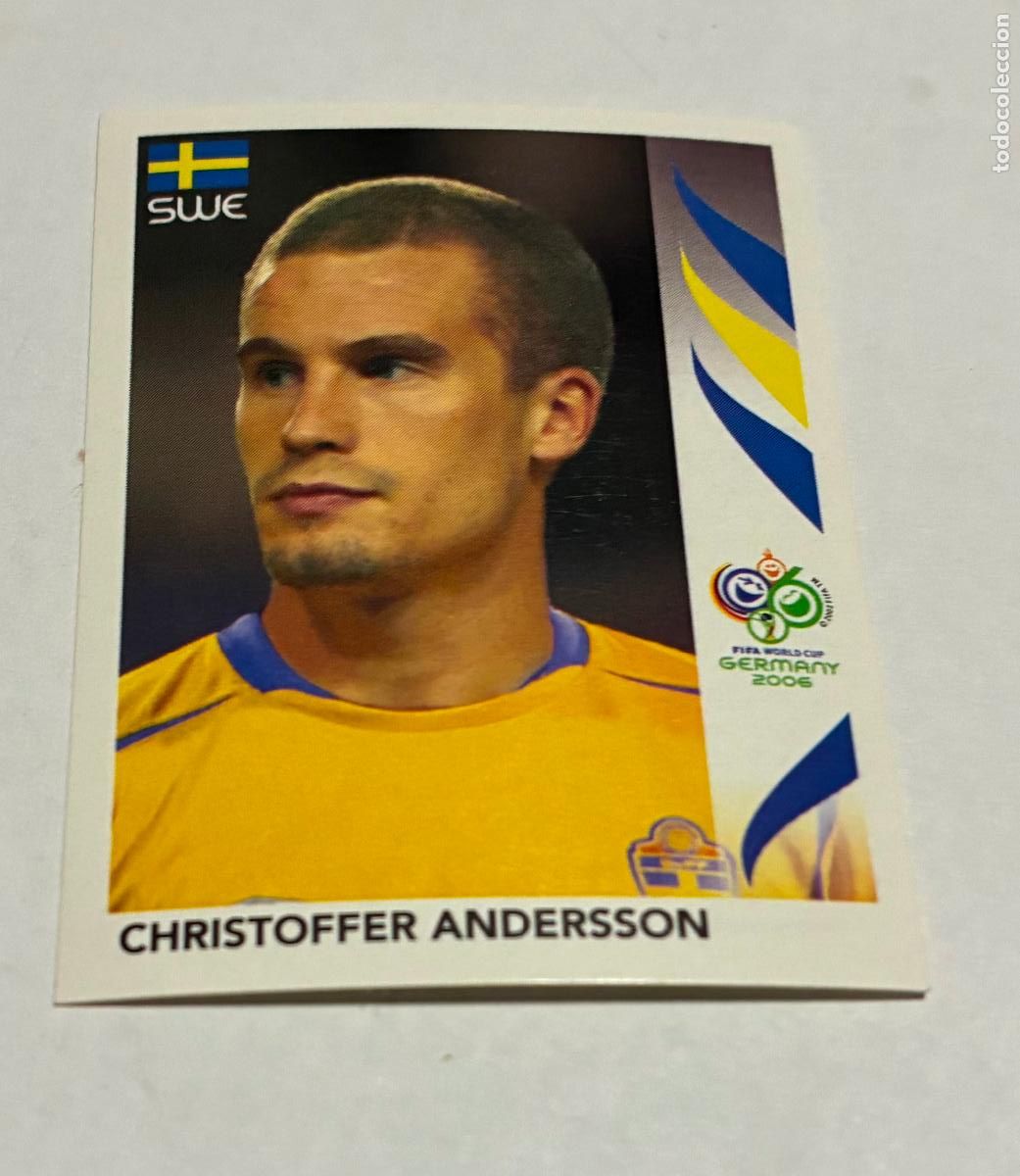 Cromos de f&uacute;tbol: CROMO FUTBOL MUNDIAL ALEMANIA 2006, PANINI, Numero 153, CHRISTOFFER ANDERSSON, SUECIA