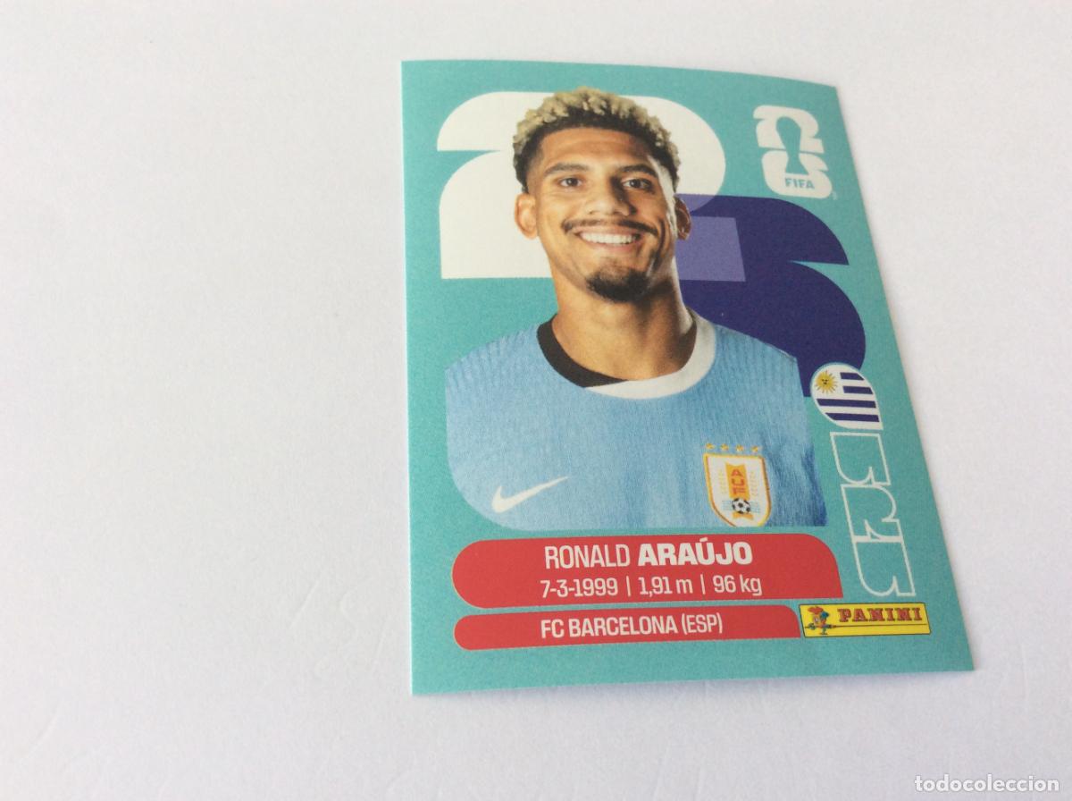 Cromos de f&uacute;tbol: URU4 URU 4 Ronald Araujo Uruguay Sticker Cromo FIFA World Cup 2026 26 Panini Mundial