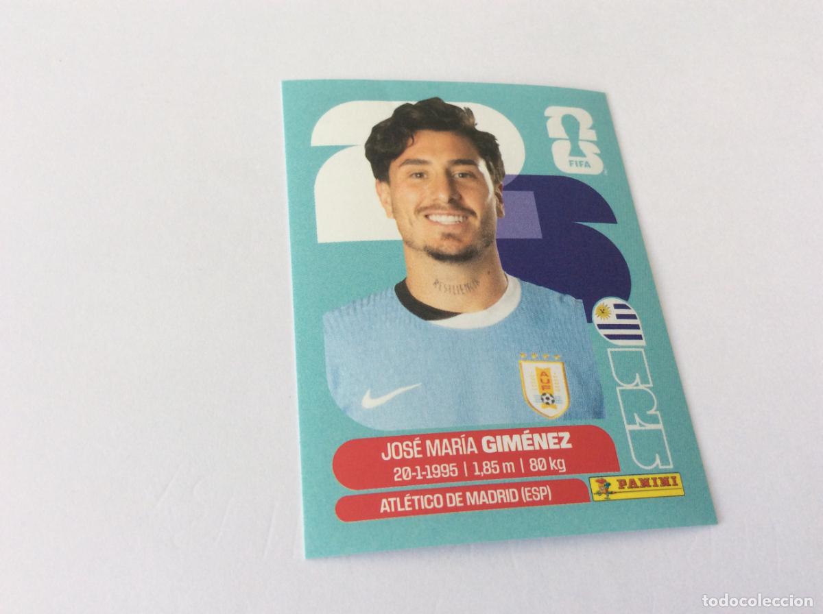Cromos de f&uacute;tbol: URU5 URU 5 Jos&eacute; Mar&iacute;a Gim&eacute;nez Uruguay Sticker Cromo FIFA World Cup 2026 26 Panini Mundial