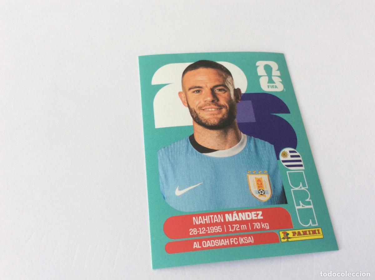 Cromos de f&uacute;tbol: URU9 URU 9 Nahitan Nandez Uruguay Sticker Cromo FIFA World Cup 2026 26 Panini Mundial