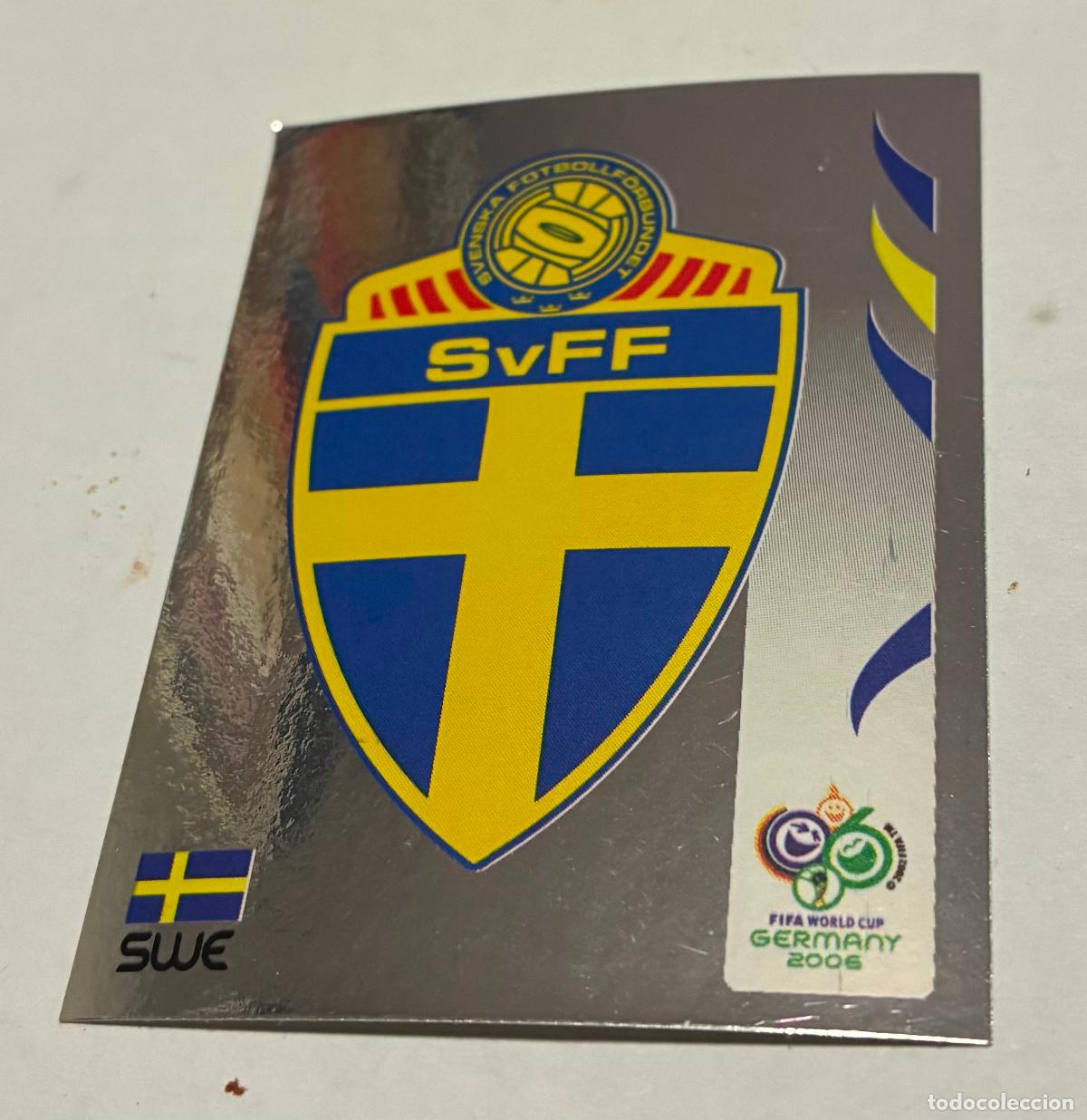 Cromos de f&uacute;tbol: CROMO FUTBOL MUNDIAL ALEMANIA 2006, PANINI, Numero 151, ESCUDO SUECIA